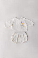 Natkhat Bandar baby shirt and brief set