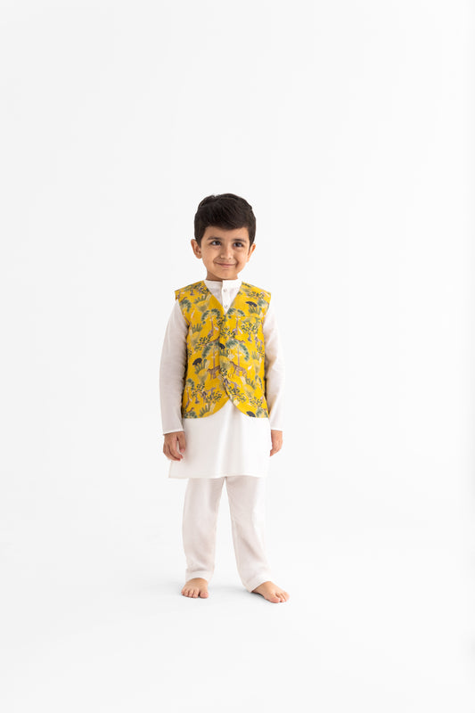 Sunderban Mustard Bandi Kurta and Pyjama