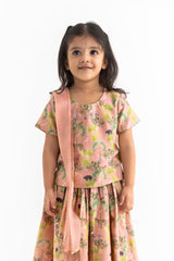 Blush Sunderban Lehenga, Choli And Dupatta Set