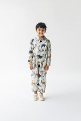 Ivory Chidiya Ghar Ki Sair Jumpsuit