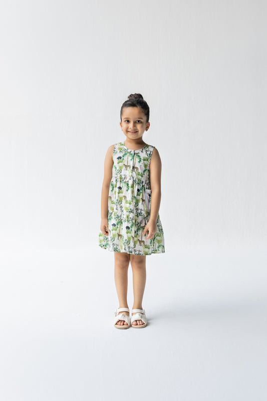 Ivory Sunderban Tier Dress