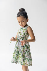 Ivory Sunderban Tier Dress