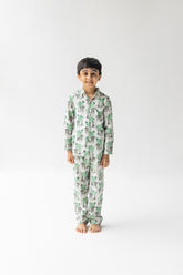 Ivory Shararti Bandar Night Suit Set