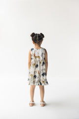 Ivory Chidiya Ghar Ki Sair Ruffle Short Dress