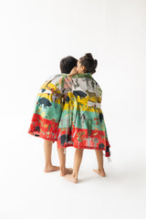 Multi Color Chidiya Ghar Ki Sair Robe