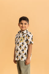 Ivory Kela Chor Langur Shirt
