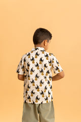 Ivory Kela Chor Langur Shirt