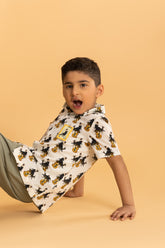 Ivory Kela Chor Langur Shirt