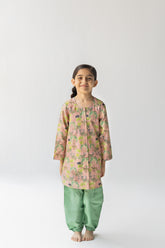 Blush And Mint Sunderban Salwar Kameez Set