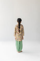 Blush And Mint Sunderban Salwar Kameez Set