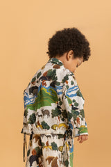 Ivory Kaziranga Shacket