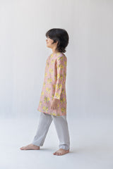 Blush Saras Ka Joda Kurta And Pyjama Set