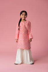 Gulab kulfi printed Sharara set