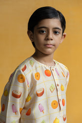 Mithai Box Printed Kurta Pyjama Set