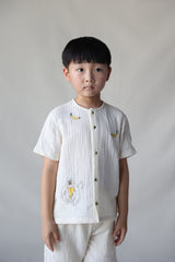 Natkhat Bandar shirt and shorts set