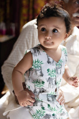 Shararti Bandar Vest and shorts set