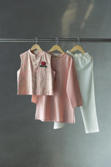 Gulbahar Blush Bandi, Kurta Pyjama set