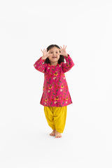 Chattur Tota Fuchsia Salwar and Kameez