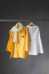 Motichoor laddoo Kurta, Sharara and dupatta set