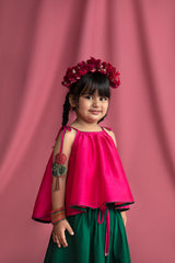 Chooi-mooi tie-up top and skirt