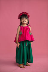 Chooi-mooi tie-up top and skirt