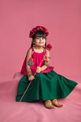 Chooi-mooi tie-up top and skirt