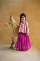 Imarti Tie-Up Top & Skirt Set