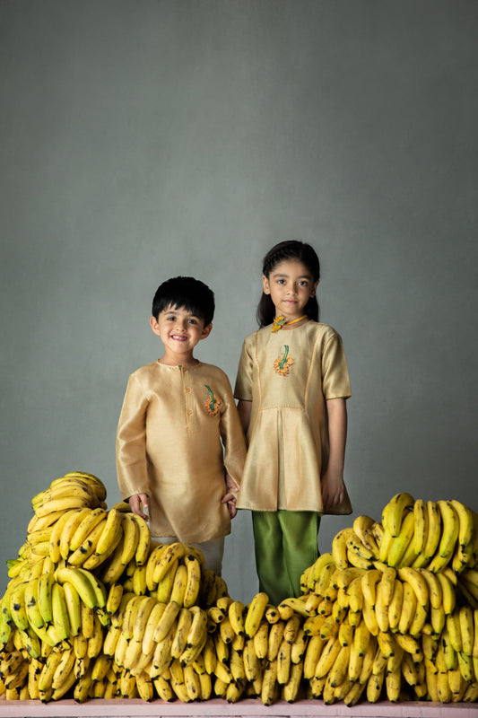 Sunahra Kurta and Pyjama set