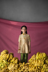 Sunahra Kalidar Kurta and Pyjama Set