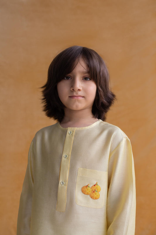 Mewa Modak Kurta Pajama Set