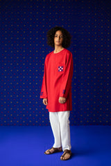 Anant red kurta (limited edition)