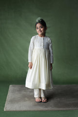 Chandani Ivory Anarkali set
