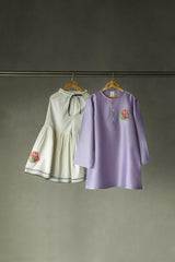 Lilac Kurta and Sharara Set
