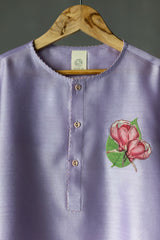 Lilac Kurta and Sharara Set