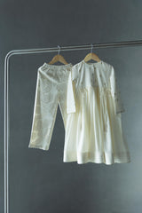 Chandani Ivory Anarkali set