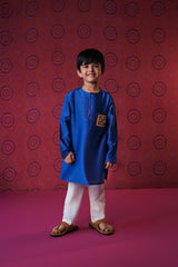 Abhla Royal Blue Kurta Pajama (limited edition)
