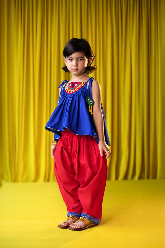 Jhil Mil Tie-up top & Salwar set (limited edition)