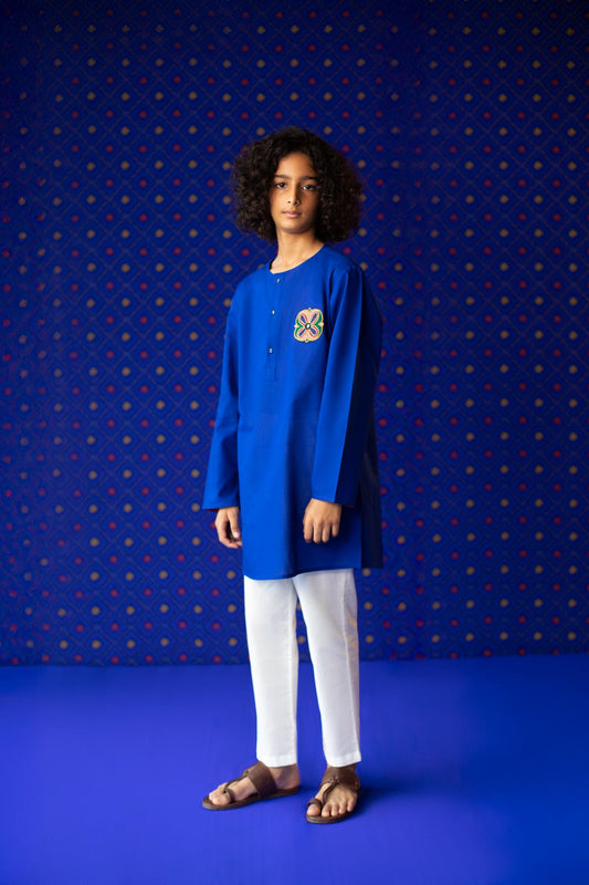 Royal Blue Ulhas Kurta (limited edition)