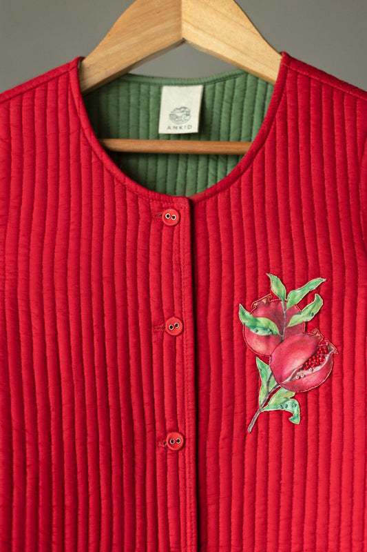 Anar quilted long jacket