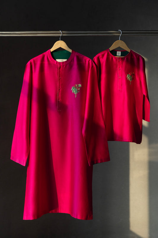 Fuchsia Men Kurta