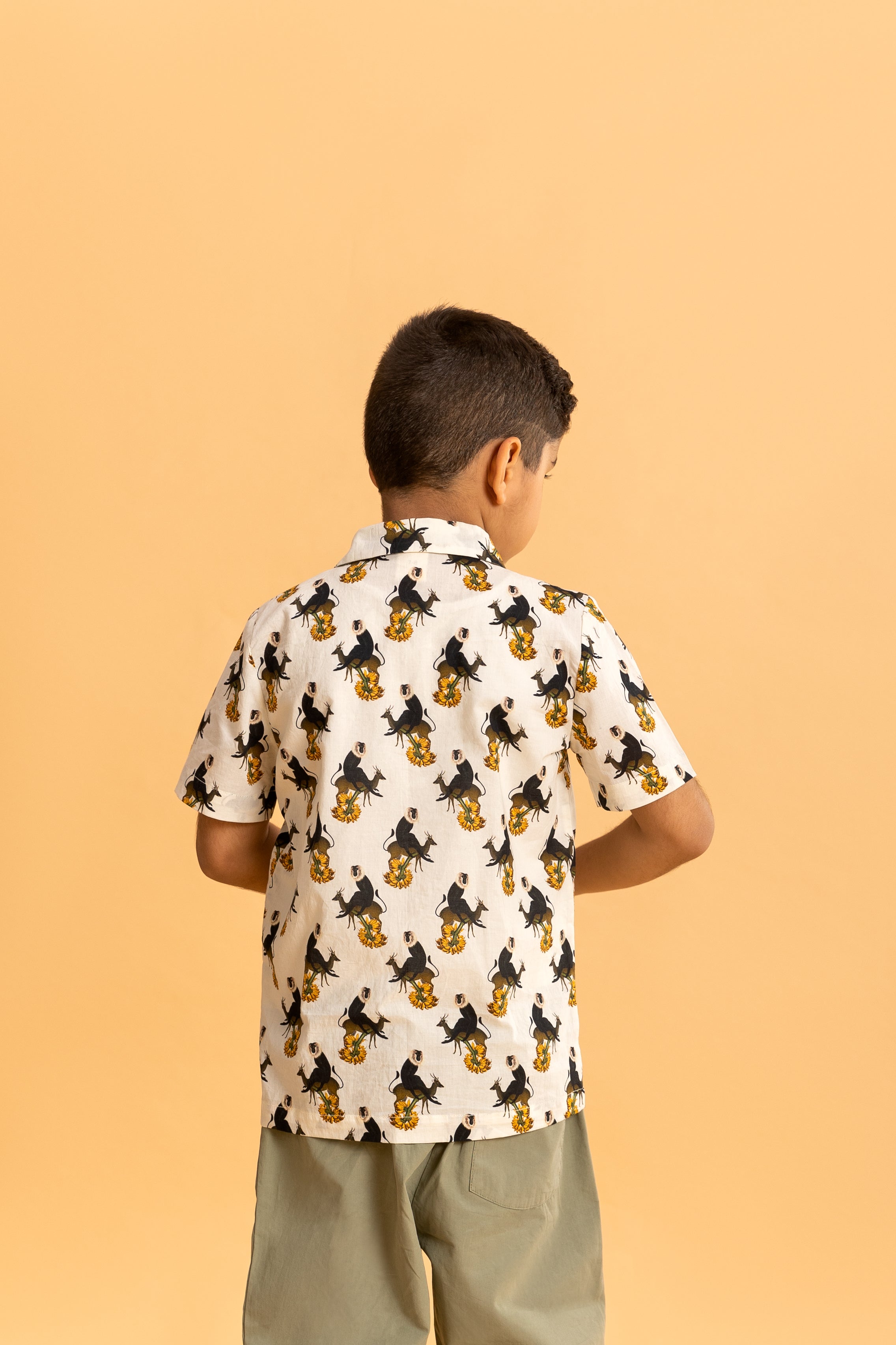 Ivory Kela Chor Langur Shirt