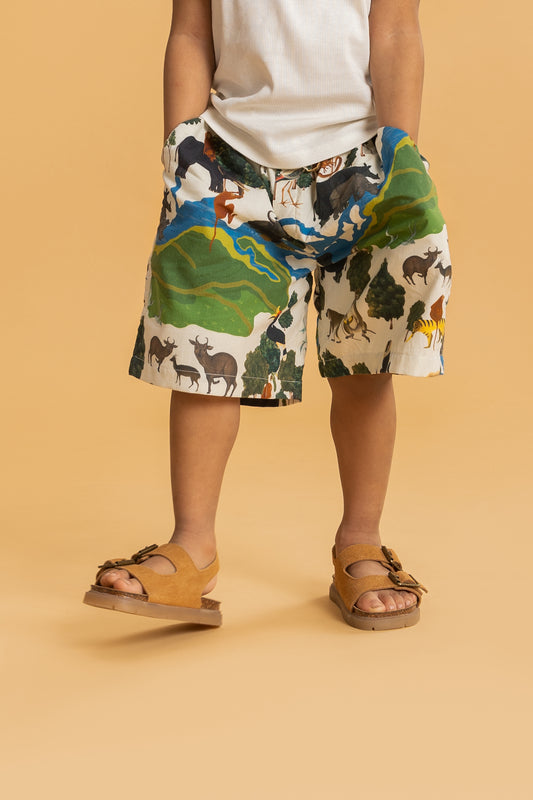 Ivory Kaziranga Bermuda Shorts