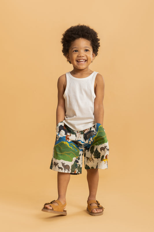 Ivory Kaziranga Bermuda Shorts
