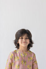 Blush Saras Ka Joda Kurta And Pyjama Set