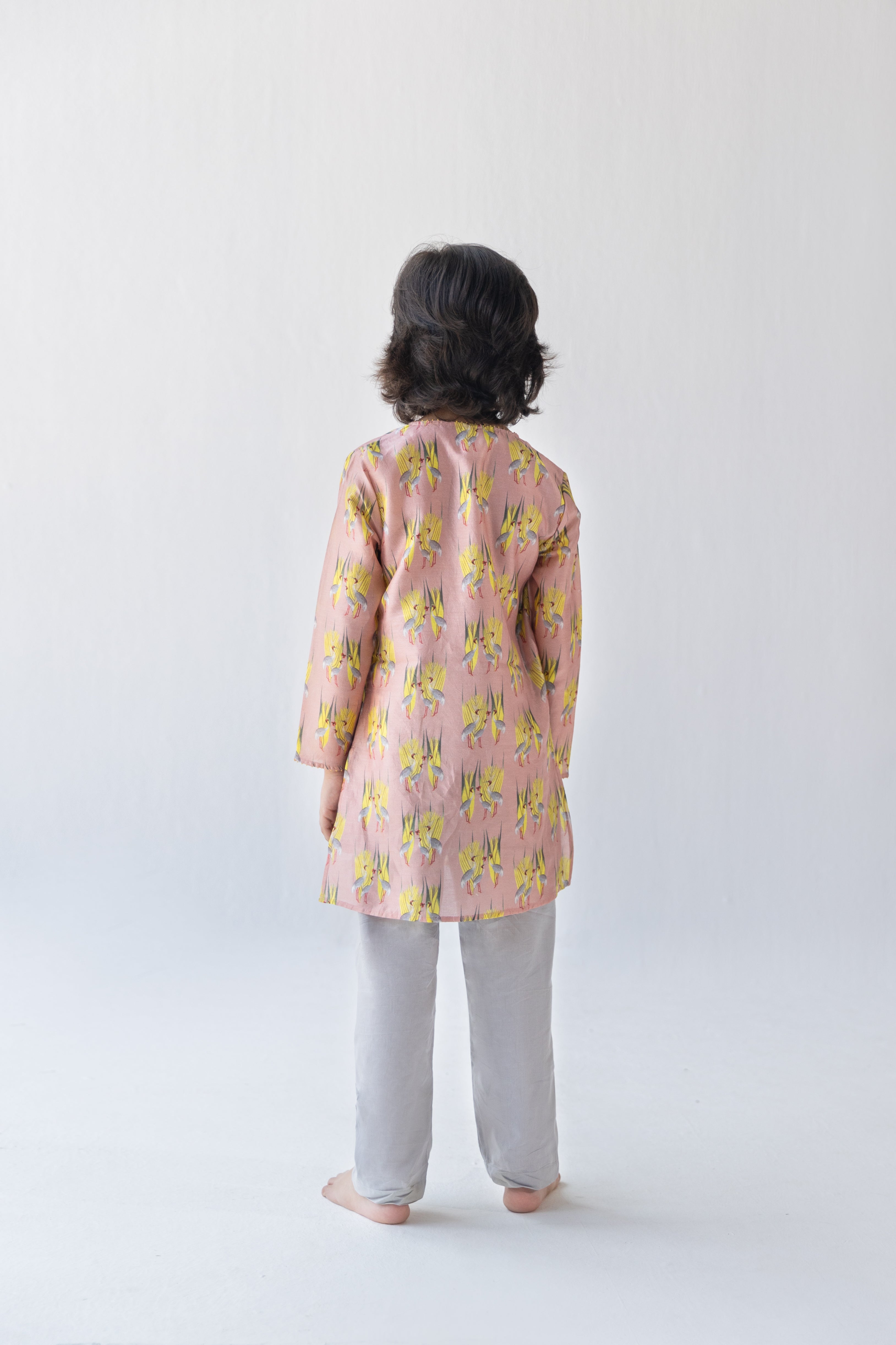 Blush Saras Ka Joda Kurta And Pyjama Set