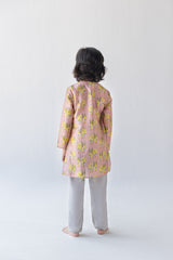 Blush Saras Ka Joda Kurta And Pyjama Set