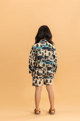 Latte Genda Shacket & Bermuda Shorts