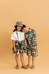 Latte Genda Shacket & Bermuda Shorts