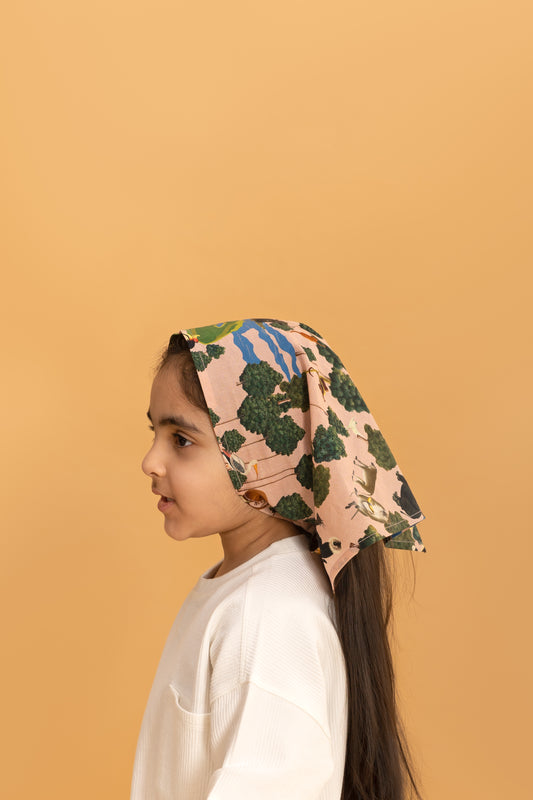 Blush Kaziranga Neckerchief