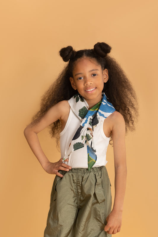 Ivory Kaziranga National Park Neckerchief